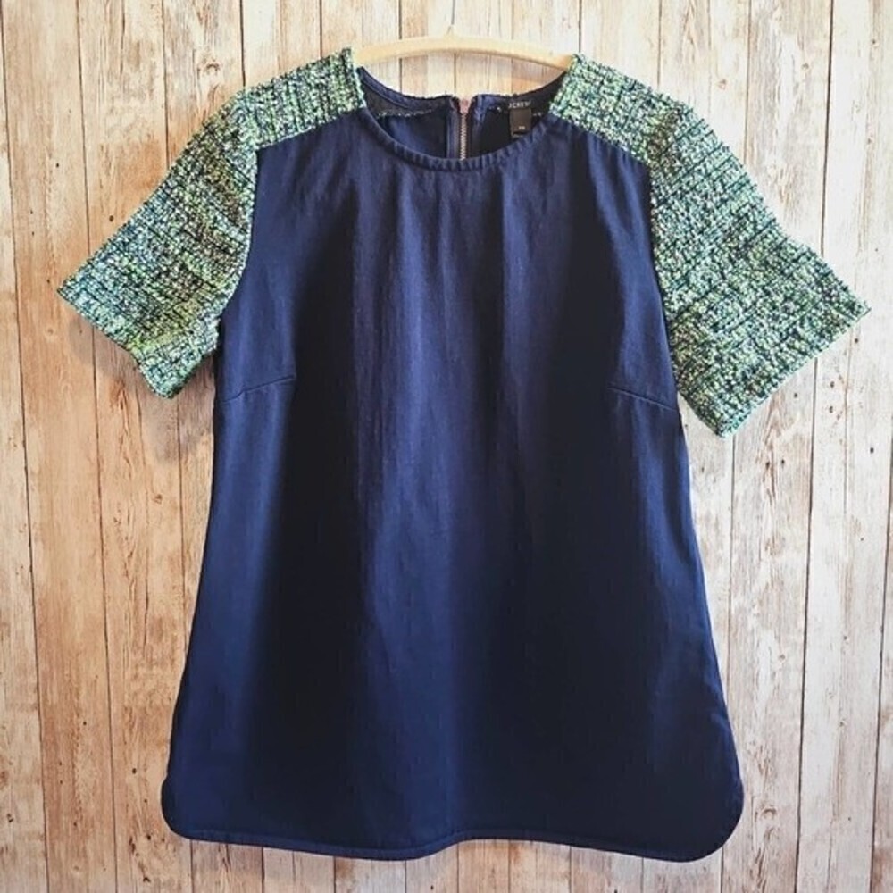 J. Crew blue top
